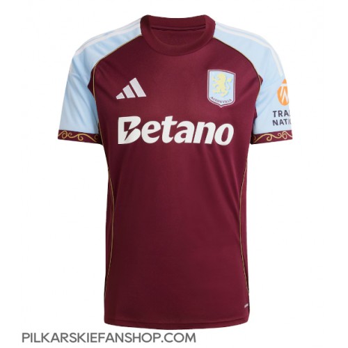 Koszulka piłkarska Aston Villa Harvey Elliott #9 Strój Domowy 2025-26 tanio Krótki Rękaw Koszulka piłkarska Aston Villa Harvey Elliott #9 Strój Domowy 2025-26 tanio Krótki Rękaw